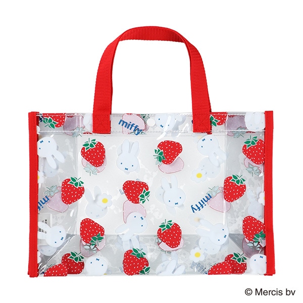 角型ビーチバッグ（ミッフィー・いちご）