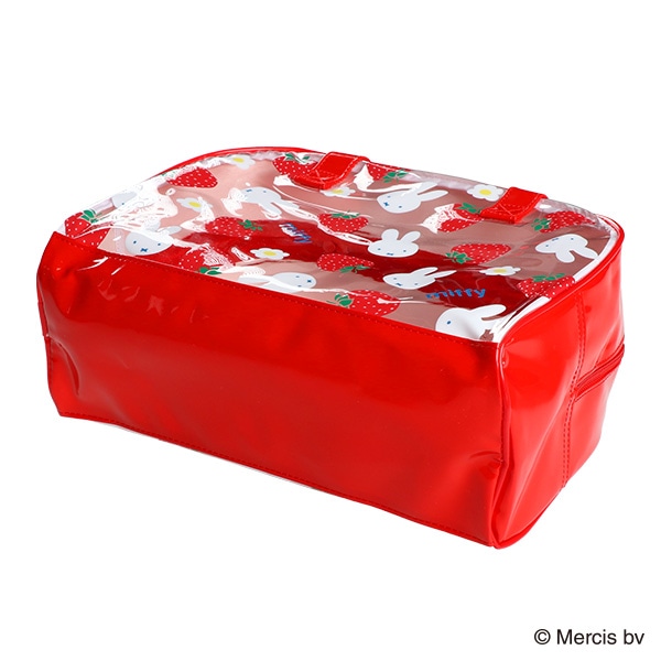 ボストン型ビーチバッグ（ミッフィー・いちご）