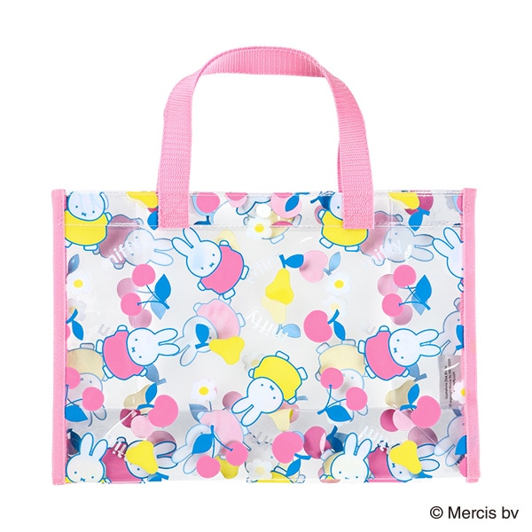 角型ビーチバッグ（ミッフィー・チェリー）