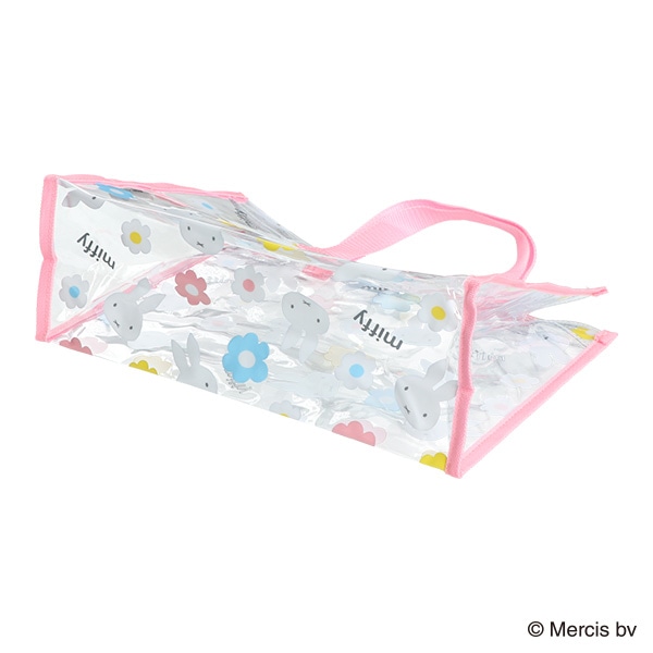 角型ビーチバッグ（ミッフィー・花）