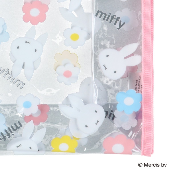 角型ビーチバッグ（ミッフィー・花）