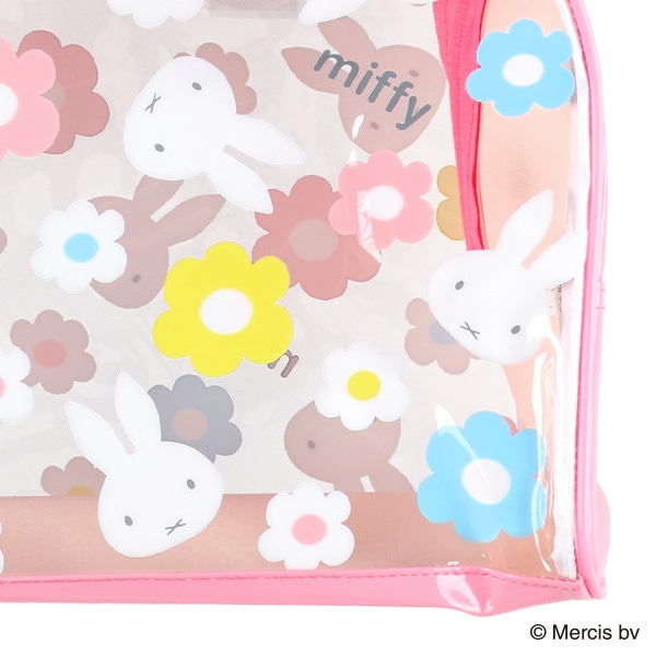 ボストン型ビーチバッグ（ミッフィー・花）