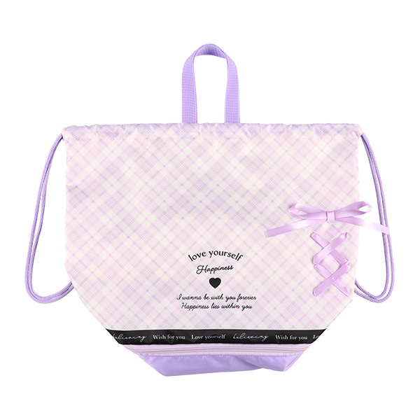 ビーチボンサック（編み上げリボン）