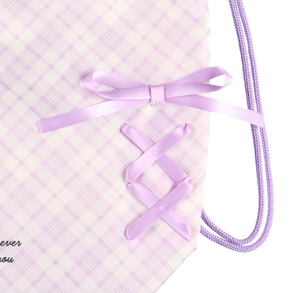 ビーチボンサック（編み上げリボン）