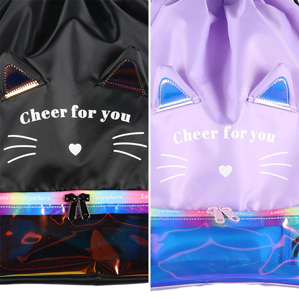 ビーチボンサック（ねこレインボー）