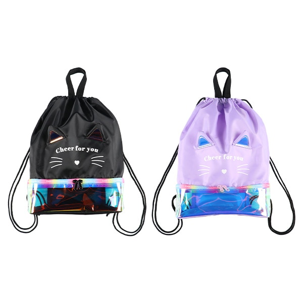 ビーチボンサック（ねこレインボー）