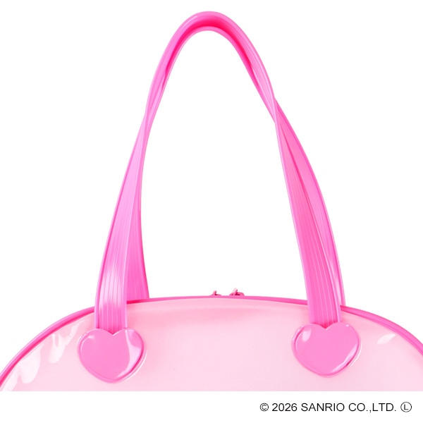 スパンコール入りボストン型ビーチバッグ（ハローキティ）