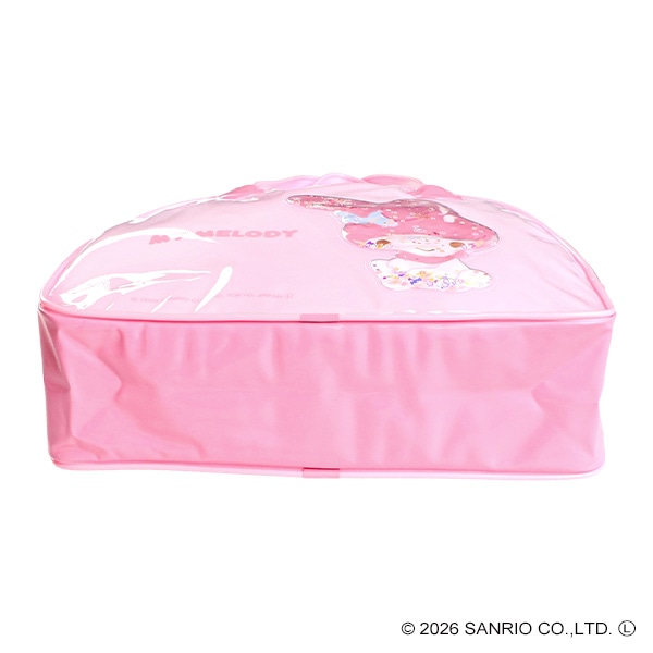 スパンコール入りボストン型ビーチバッグ（マイメロディ）