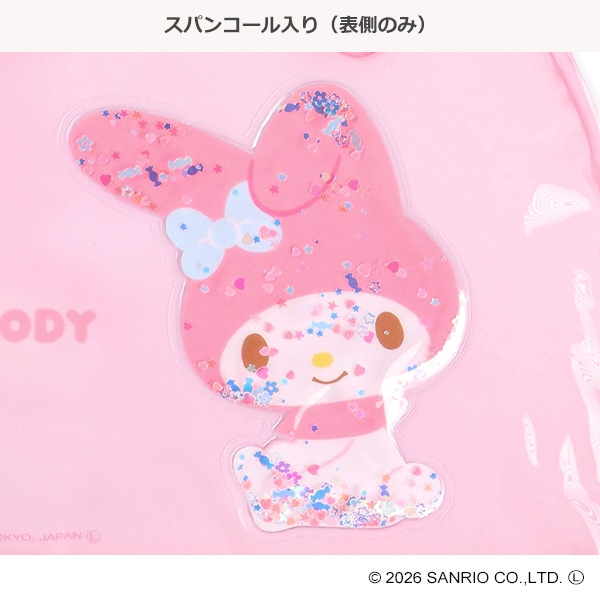 スパンコール入りボストン型ビーチバッグ（マイメロディ）