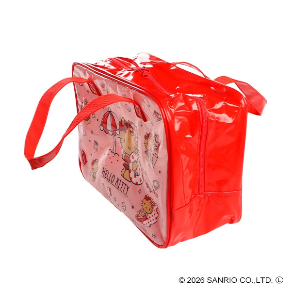 縫製ボストン型ビーチバック（ハローキティ）