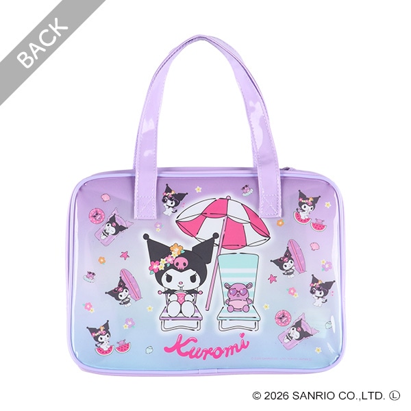 縫製ボストン型ビーチバック（クロミ）