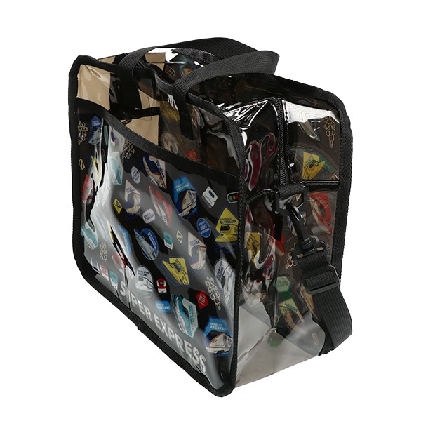 ショルダー付きボストン型ビーチバッグ（新幹線）