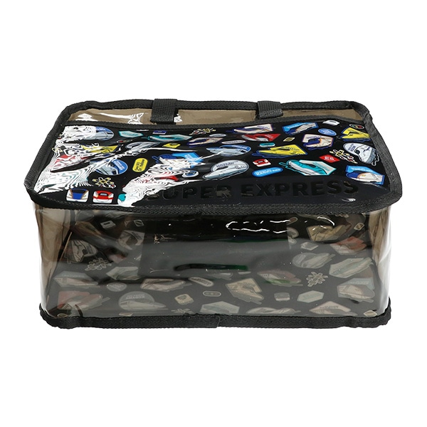 ショルダー付きボストン型ビーチバッグ（新幹線）