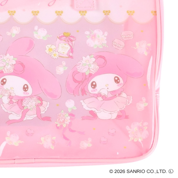 縫製ボストン型ビーチバック（マイメロディ）