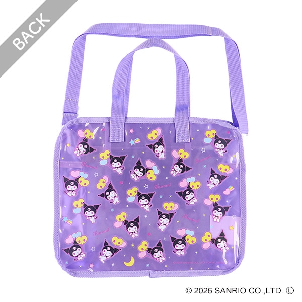 ショルダー付きボストン型ビーチバッグ（クロミ）