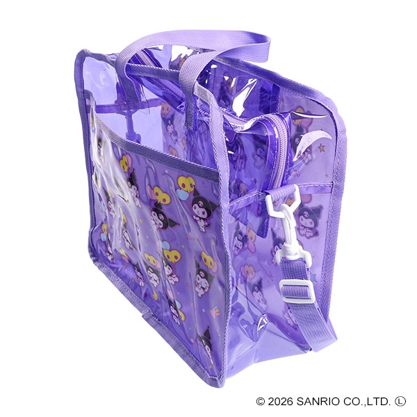 ショルダー付きボストン型ビーチバッグ（クロミ）