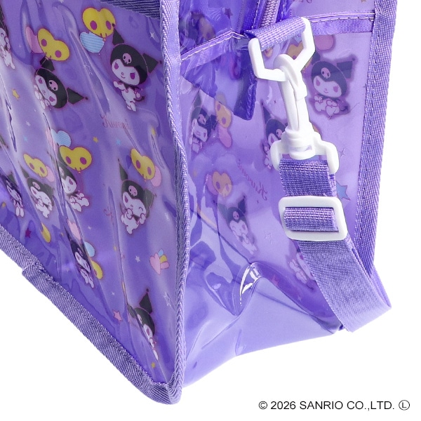 ショルダー付きボストン型ビーチバッグ（クロミ）