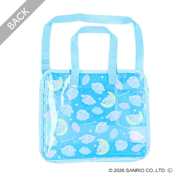 ショルダー付きボストン型ビーチバッグ（シナモロール）