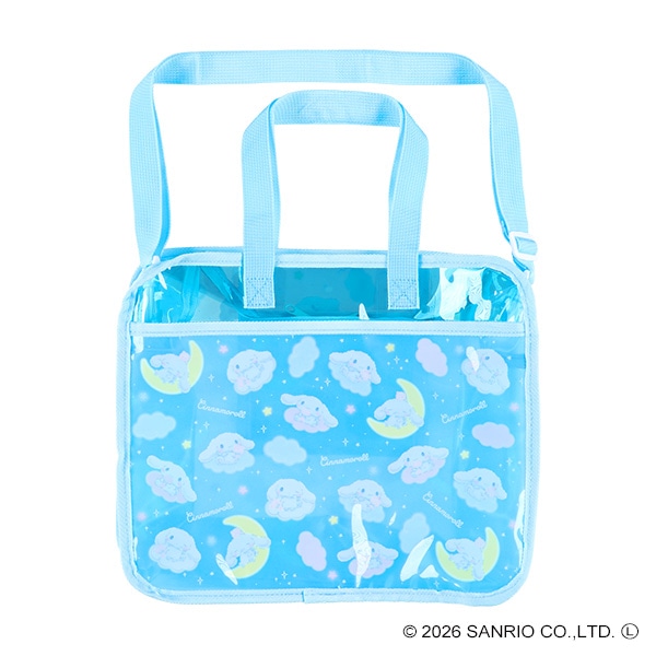 ショルダー付きボストン型ビーチバッグ（シナモロール）