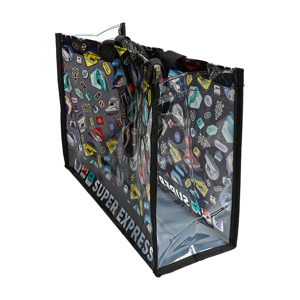 縫製トートビーチバッグ（新幹線）