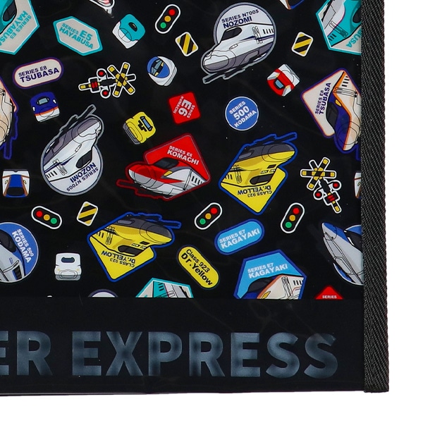 縫製トートビーチバッグ（新幹線）