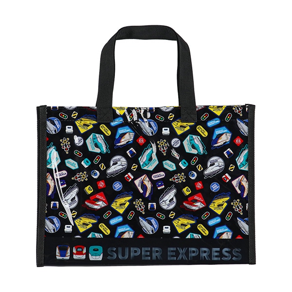 縫製トートビーチバッグ（新幹線）