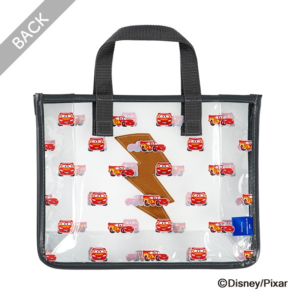 スパンコール入りクリアビーチバッグ（カーズ）