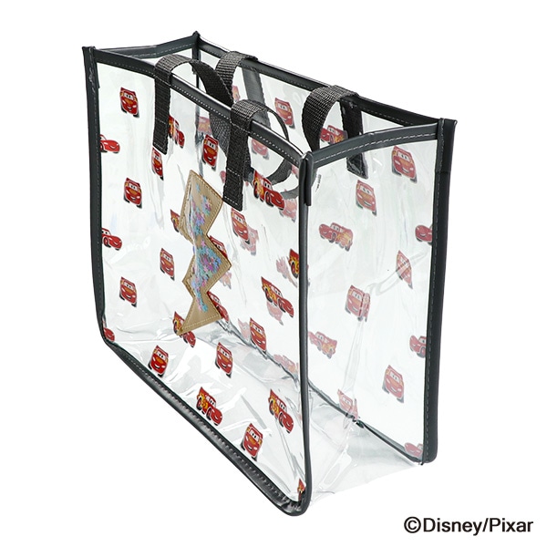 スパンコール入りクリアビーチバッグ（カーズ）