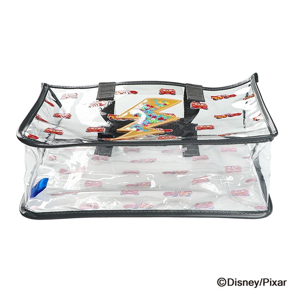 スパンコール入りクリアビーチバッグ（カーズ）