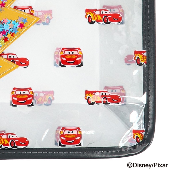 スパンコール入りクリアビーチバッグ（カーズ）