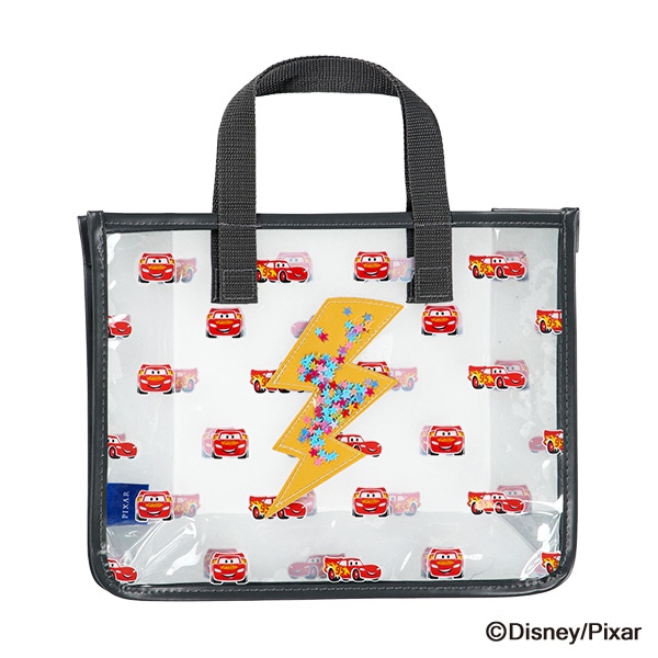 スパンコール入りクリアビーチバッグ（カーズ）