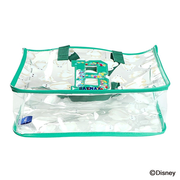 スパンコール入りクリアビーチバッグ（ベイマックス）