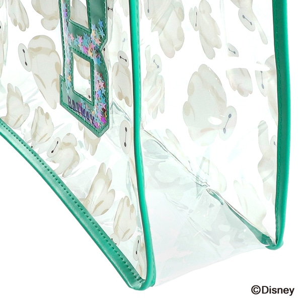 スパンコール入りクリアビーチバッグ（ベイマックス）