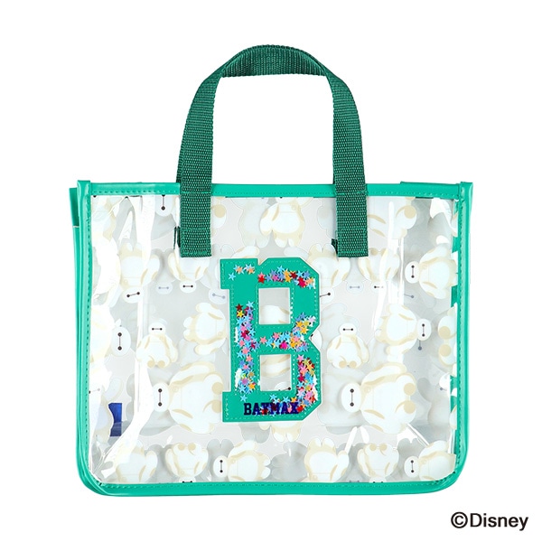 スパンコール入りクリアビーチバッグ（ベイマックス）