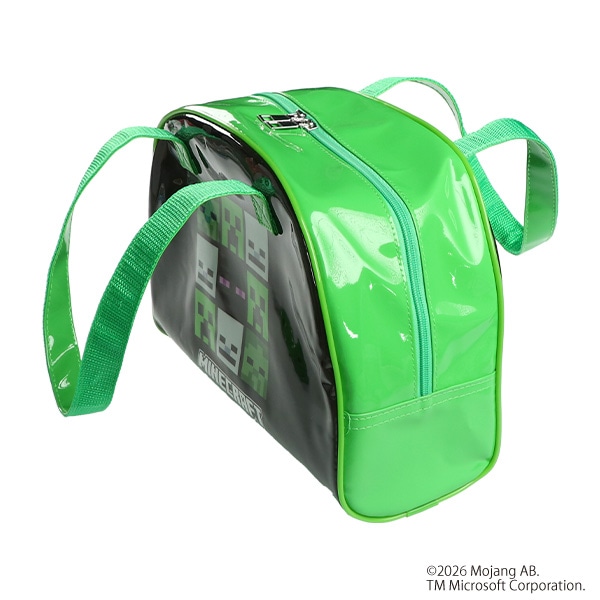 ボストン型ビーチバッグ（マインクラフト・グリーン）