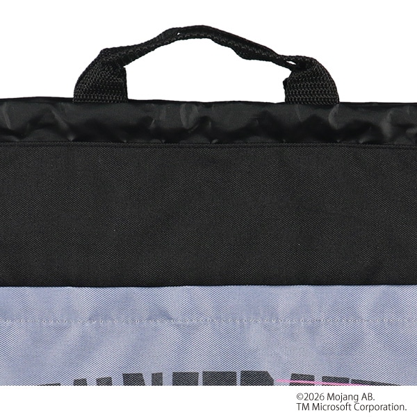 ナップサック型ビーチバッグ（マインクラフト・パープルグレー）