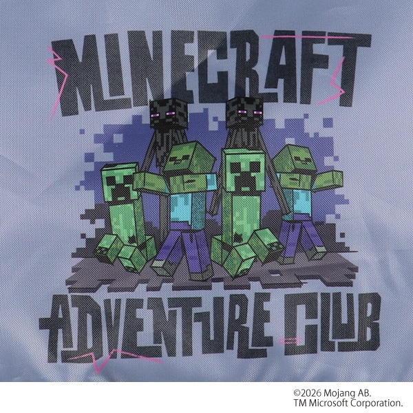 ビーチボンサック（マインクラフト・パープルグレー）