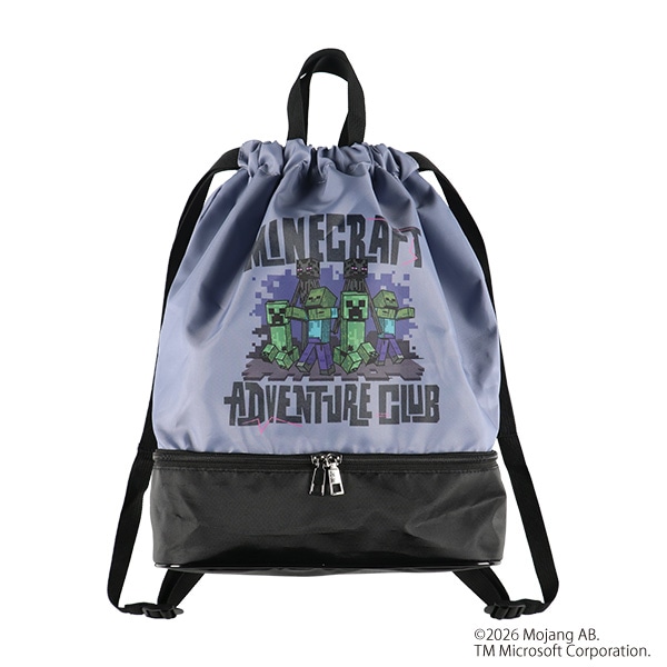 ビーチボンサック（マインクラフト・パープルグレー）