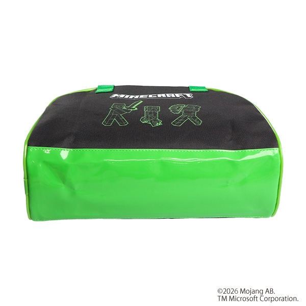 ポリエステルボストン型ビーチバッグ（マインクラフト・グリーン）