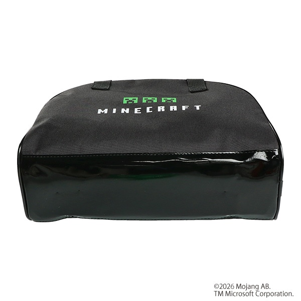 ポリエステルボストン型ビーチバッグ（マインクラフト・ブラック）
