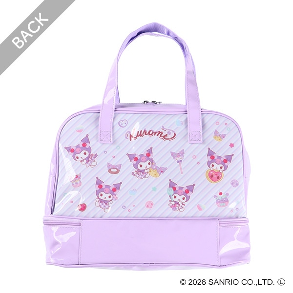 2層式ボストン型ビーチバッグ（クロミ）