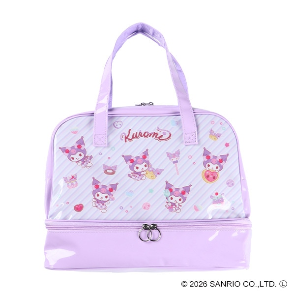 2層式ボストン型ビーチバッグ（クロミ）