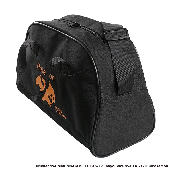 ショルダー付きボストン型ビーチバッグ（リザードン）