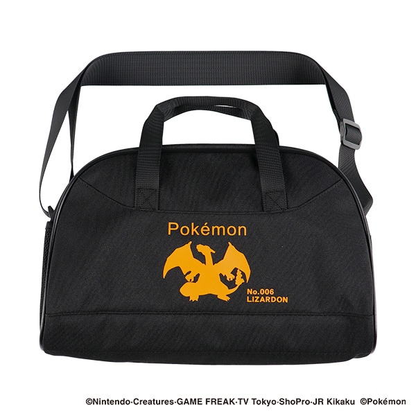 ショルダー付きボストン型ビーチバッグ（リザードン）