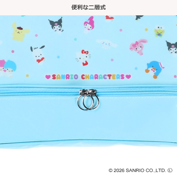 2層式ボストン型ビーチバッグ（サンリオキャラクターズ）