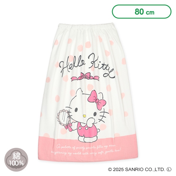80cm丈巻きタオル（ハローキティ）