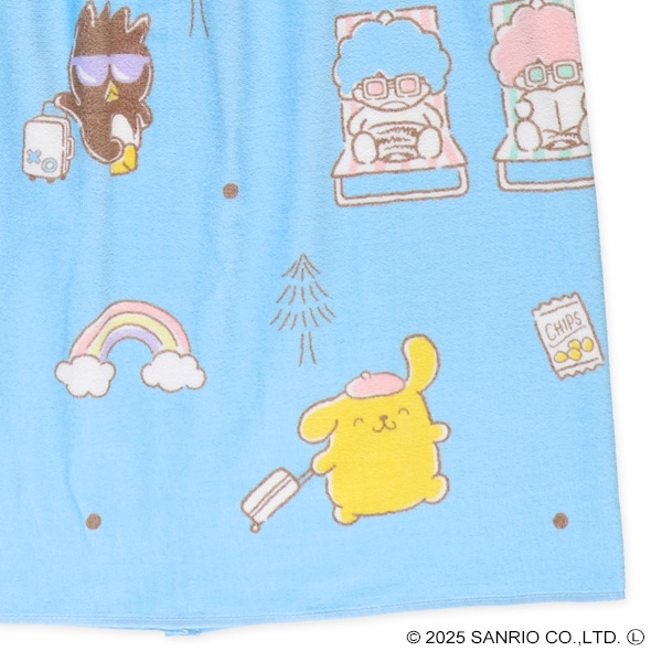 90cm丈巻きタオル（サンリオキャラクターズ）
