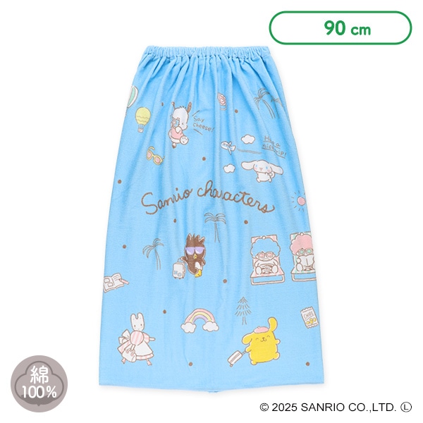 90cm丈巻きタオル（サンリオキャラクターズ）