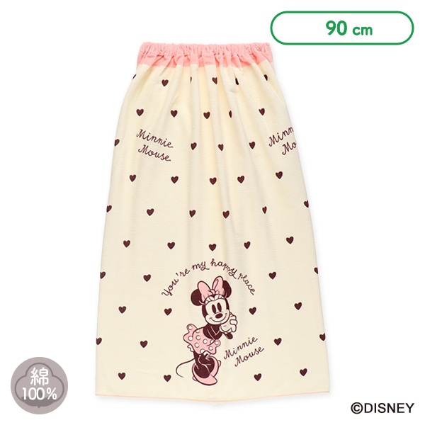 90cm丈巻きタオル（ミニーマウス）