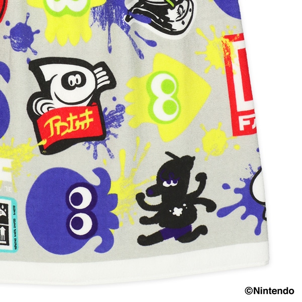 バンダイ）80cm丈巻きタオル（スプラトゥーン）